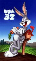 Bugs Bunny Postage Stamp